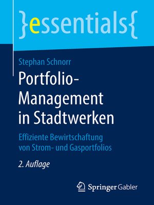 cover image of Portfolio-Management in Stadtwerken